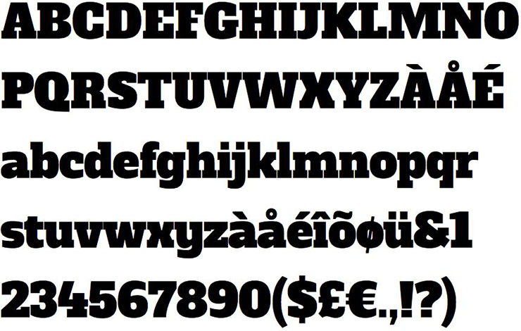 Alfa Slab One Font Family Download